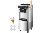 Speiseeisbereiter - Kommerzielle Softeismaschine - Ice Cream Maker 220V - Edelstahl Maschine mit Eikegel