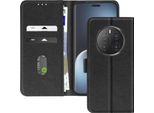 Avizar, Custodia Per Honor Magic 7 Pro Flip Wallet E Supporto Video, Nero