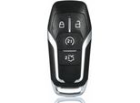 Inf Guscio Chiave Auto 4 Tasti Abs - Ricambio Per Ford, Nero, 1 Pezzo