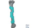 Inf Osso Da Masticare Per Cani In Nylon E Tpr, 8X8X3Cm, Gioco Interattivo Azzurro