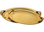 Vassoio Da Portata In Acciaio Inossidabile 18/10 Di Alta Qualità - Elegante E Senza Tempo - Set Di 2 Pezzi In Oro