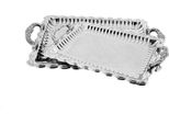 Set Di 2 Vassoi Da Portata In Acciaio Inossidabile 18/10 Di Alta Qualità - Argento Elegante E Resistente