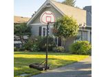 Rootz Basketballständer – Kinder-Basketballständer – Basketballkorb – Rollenbasis – Schwarz/Weiß