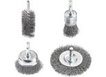 Set Di Spazzole Metalliche Kwb Per Trapani 597530 4 Pz