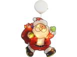 Natale Led Babbo Natale Finestra Luce Con Ventosa Appeso Fata Luci Finestra Illuminazione Decorazione
