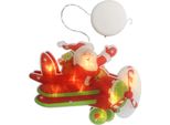 Natale Led Babbo Natale Finestra Luce Impermeabile Appeso Fata Luci Finestra Illuminazione Decorazione