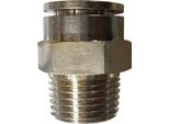 Pneumatica Connettore Maschio Diritto (Mpc) Ø 8 Mm Con Filettatura Bspt R1/8""