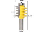 Metallo Duro Fresa Carbura Per Giunzioni 1/2" (12,7 Mm)"