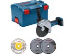 Bosch Professional 06019H6L02 Bosch Professional Gws 18V-180 P Smerigliatrice Angolare A Batteria 18,0 V, Senza Batteria
