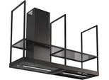 Faber Dunstabzugshaube T-Shelf Inselabzugshaube 180 Cm Schwarz Matt