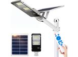 Luce Solare All'aperto 20W, Grande Lampione Solare All'aperto, 233 Lampade Solari A Led Luce Solare Di Rilevamento Crepuscolare 20000Lm IP65 Lampade Da Giardino Per L'esterno