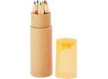 Midocean - Matita Colorata "Petit Lambut"" Confezione Da 6 MO686 (Taglia Unica) (Arancione Trasparente)"