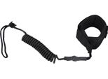 Stand Up Paddle Board 5 Mm Avvolto Sospensione Piede Linea Di Corda Per Tavola Da Surf (Nero)