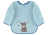 Lätzchen STERNTALER Ärmellätzchen, Emmi, hellblau, Baby, blau (hellblau), Baumwolle, Lätzchen