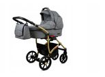 BabyLux® Largo | 2in1 Kinderwagen Bambimo | Grey Flex | Kombikinderwagen | Kinderwagenset | Buggy +