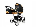BabyLux® Largo | 2in1 Kinderwagen Bambimo | Gold Star | Kombikinderwagen | Kinderwagenset | Buggy +