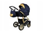 BabyLux® Gold Lux | 2in1 Kinderwagen Bambimo | Schell | Kombikinderwagen | Kinderwagenset | Buggy +