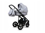 BabyLux® Sky Lark | 2in1 Kinderwagen Bambimo | Silver Flex | Kombikinderwagen | Kinderwagenset | Bug