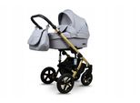 BabyLux® Sky Lark | 2in1 Kinderwagen Bambimo | Silver Flex | Kombikinderwagen | Kinderwagenset | Bug