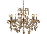 Lampadario Clayre & Eef Ø 70X58 Cm Ferro Beige