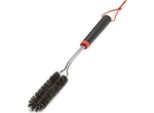 Weber WBR0117A Spazzola Setole In Acciaio Per Griglia Nero