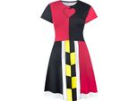 Alice Nel Paese Delle Meraviglie - Costume Da Donna NS5230 (M) (Rosso/Nero)
