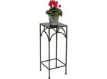 Dandibo Sgabello Per Fiori In Metallo Nero Angolare Da 60 Cm 96132 M Tavolino Colonna Per Fiori Sgabello Moderno Per Piante