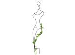 Dandibo Design Ausilio Per L'arrampicata Traliccio In Metallo 140 Cm Nero Signora Gracia Ausilio Per L'arrampicata Spina A Terra Porta Fiori Traliccio Colonna