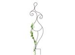 Dandibo Design Ausilio Per L'arrampicata Traliccio In Metallo 140 Cm Nero Signora Lora Ausilio Per L'arrampicata Spina A Terra Porta Fiori Traliccio Colonna
