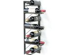 Dandibo Portabottiglie In Metallo Nero Angolare Da Parete 70 Cm Portabottiglie Angolare 96292 Portabottiglie Da Parete Moderno Portabottiglie Da Parete Per 7 Bottiglie