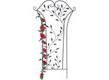 Dandibo Ausilio Per L'arrampicata Traliccio In Metallo 135 Cm Marrone Palo Per L'arrampicata Ausilio Per L'arrampicata Spina A Terra 100974 Porta Fiori Colonna Per L'arrampicata