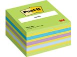 Cubo Per Note Adesive Post-It® 2028NB - 76 X 76 Mm, Blu Neon