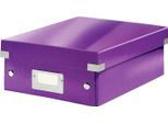 Scatola Per Organizzazione Leitz Click & Store Wow, Piccola, Viola