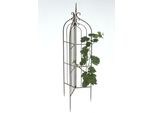 Dandibo Supporto Per Arrampicata Giardino Metallo Nero 120033 Traliccio Fiori 132 Cm Piante Rampicanti Rose Terra Spina Supporto Arrampicata Porta Fiori Arrampicata Pilastro Recinzione