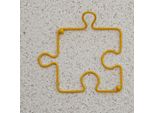 Dandibo Design Appendiabiti Puzzle 20 Cm Appendiabiti Da Parete Gancio In Metallo (Giallo)