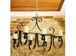 Lampadario Castello 60 Cm Portacandele Candela Metallo Lampadario A Sospensione