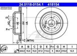 2X Disco Freno Ate 24.0118-0154.1 Per Hyundai Ix55 67 0Mm 210 0Mm 324 0Mm