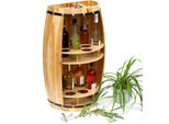 Dandibo Portabottiglie In Legno Legno Naturale Semicircolare 83 Cm 9001 Bar Portabottiglie Portabottiglie Xl Barile Legno Naturale Mobile Vino