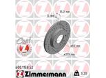 2 Dischi Freno Anteriori Sportivi Completi Zimmermann Per Audi Seat Vw