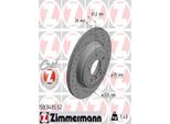 2X Zimmermann 150.3405.52 Disco Freno Asse Posteriore