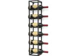 Dandibo Portabottiglie Da Parete In Metallo 80 Cm Nero 96238 Portabottiglie Da Parete Portabottiglie Da Parete Moderno Portabottiglie Da Parete Per 6 Bottiglie