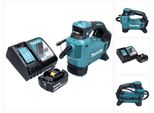 Compressore A Batteria Makita Dmp 181 RF1 18 V 11,1 Bar + 1X Batteria Ricaricabile 3,0 Ah + Caricatore