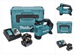 Compressore A Batteria Makita Dmp 181 Rtj 18 V 11,1 Bar + 2X Batteria Ricaricabile 5,0 Ah + Caricabatterie + Makpac