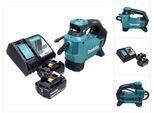 Compressore A Batteria Makita Dmp 181 Rf 18 V 11,1 Bar + 2X Batteria Ricaricabile 3,0 Ah + Caricabatterie