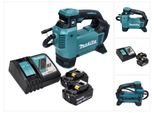 Compressore A Batteria Makita Dmp 181 Rg 18 V 11,1 Bar + 2X Batteria Ricaricabile 6,0 Ah + Caricatore