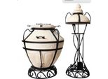 Forno Tandoori “Aladdin”: Aladdin Con Coperchio Incernierato Senza Base Variante Tandoor: Aladdin Con Coperchio Incernierato Senza Base