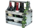 Dandibo Portabottiglie In Metallo Con Apribottiglie 96403 Portabottiglie 6 Bottiglie Cassa Per Bottiglie Apribottiglie Cesto Per Bottiglie Portabottiglie Per Vino