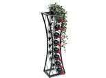Dandibo Portabottiglie In Metallo Nero In Piedi Mika 80 Cm 96536 Portabottiglie Portabottiglie Portabottiglie Stretto Moderno
