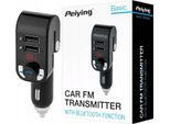 Peiying Trasmettitore Fm Bluetooth-Caricatore 2Xusb Sd MP3 Display Led