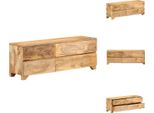 Vidaxl Mobile Tv In Legno Massiccio Di Mango 110X30X40 Cm - Mobili Tv